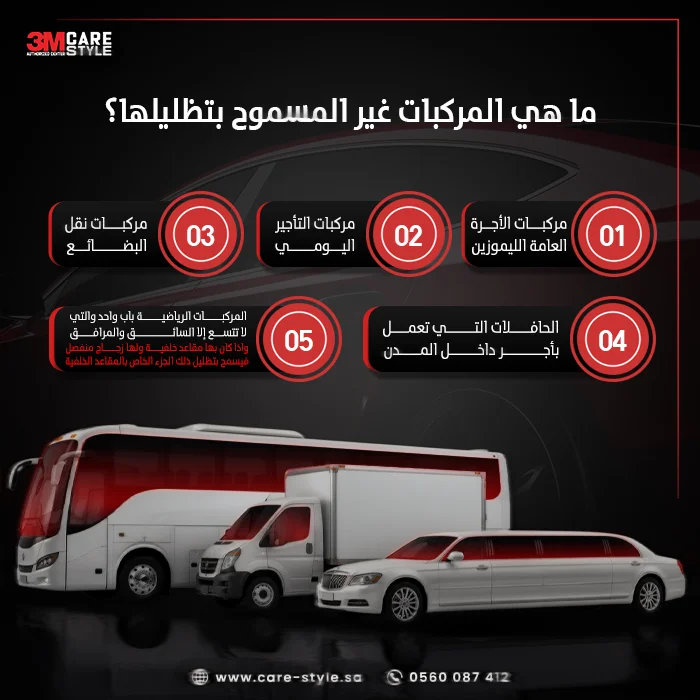 هل تختلف قواعد التظليل باختلاف نوع المركبة مع نظام المرور في التظليل الجديد؟ هل تختلف قواعد التظليل باختلاف نوع المركبة مع نظام المرور في التظليل الجديد؟