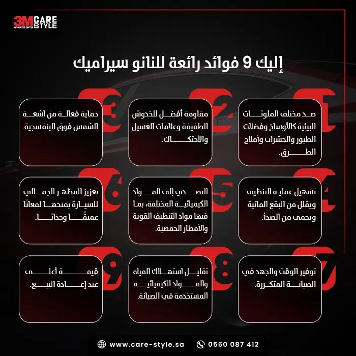 إليك 9 فوائد رائعة للنانو سيراميك