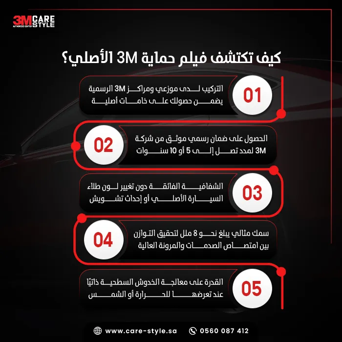 كيف تتعرف على فيلم حماية 3M الأصلي؟ كيف تتعرف على فيلم حماية 3M الأصلي؟
