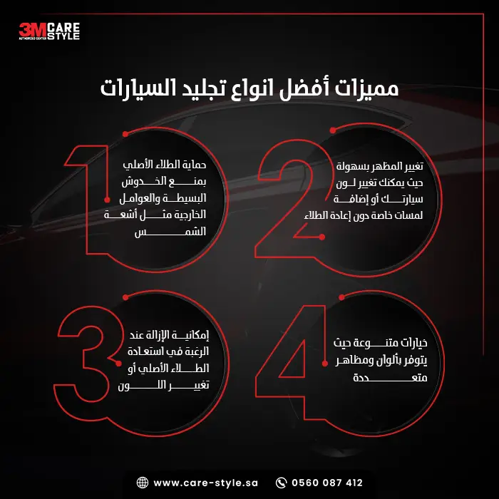 ما هي مميزات أفضل انواع تجليد السيارات؟