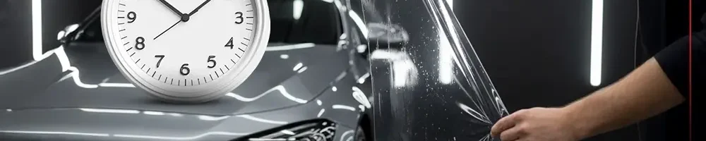 تعرف على مدة تركيب فيلم حماية السيارة من التحضير حتى التسليم