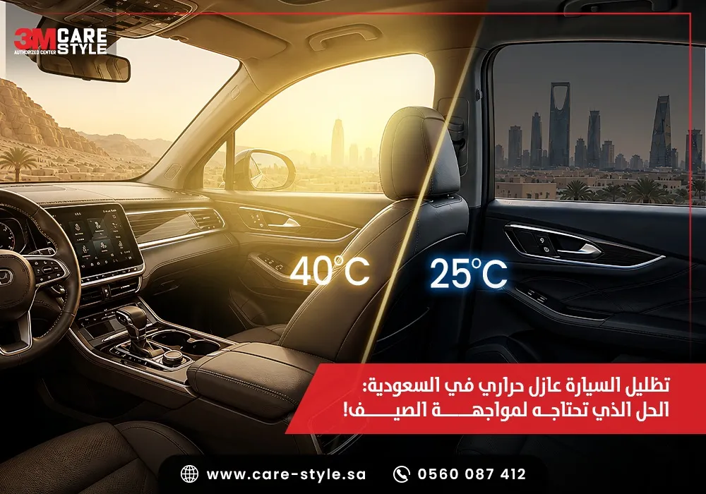 تظليل السيارة عازل حراري